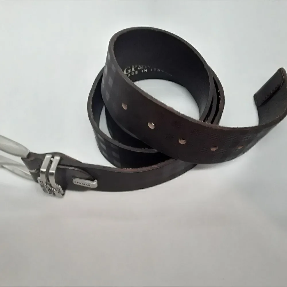 GP & Max Cuir Veritable Real Leather Vera Pelle Brown Belt 51